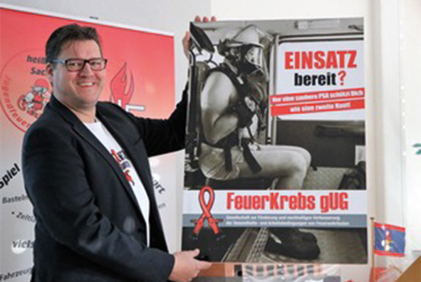 Marcus Bätge, Geschäftsführer und Mitgründer von Feuerkrebs.de, engagiert sich für die Minimierung der Risiken von Brandrauchkrebs.